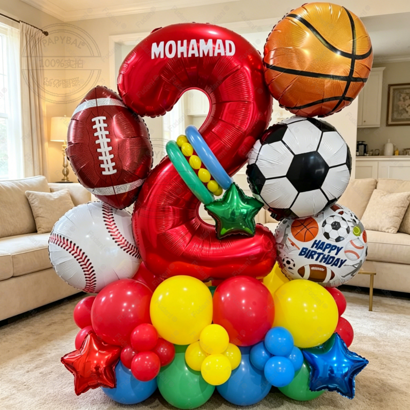 Supply Wedding Venue - 53Pcs Sports Theme 1-9th Birthday Party