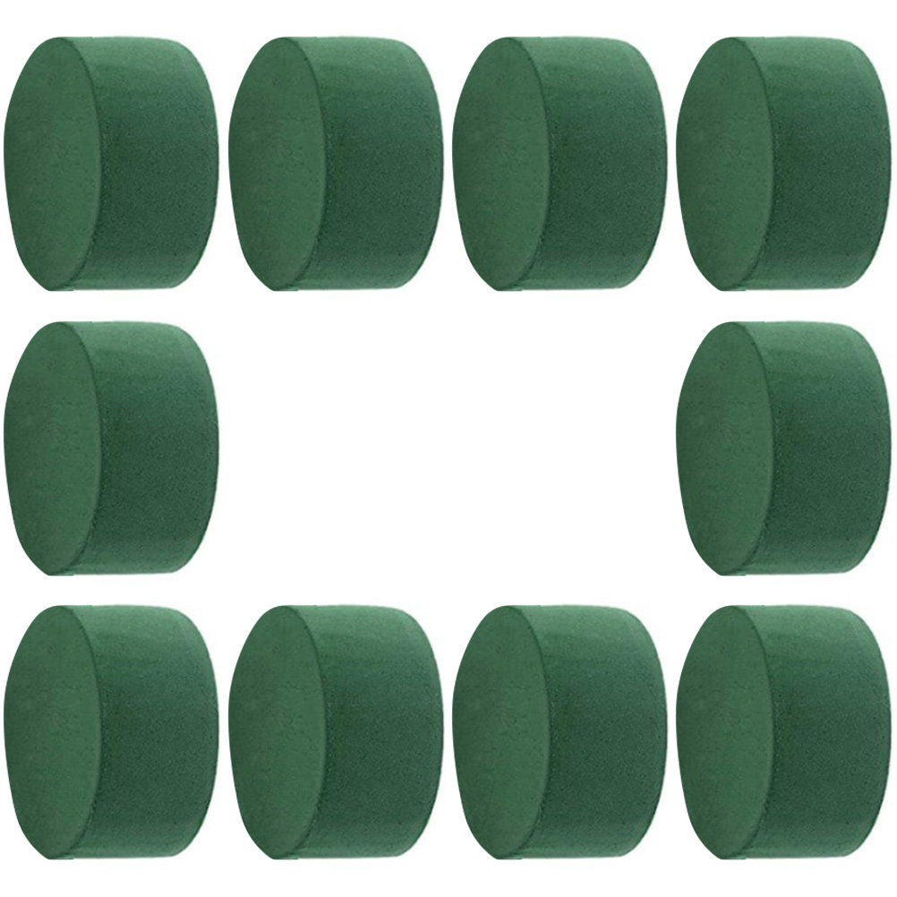 Wedding Floral Supply - 10Pcs Round Flower Mud Floral Blocks
