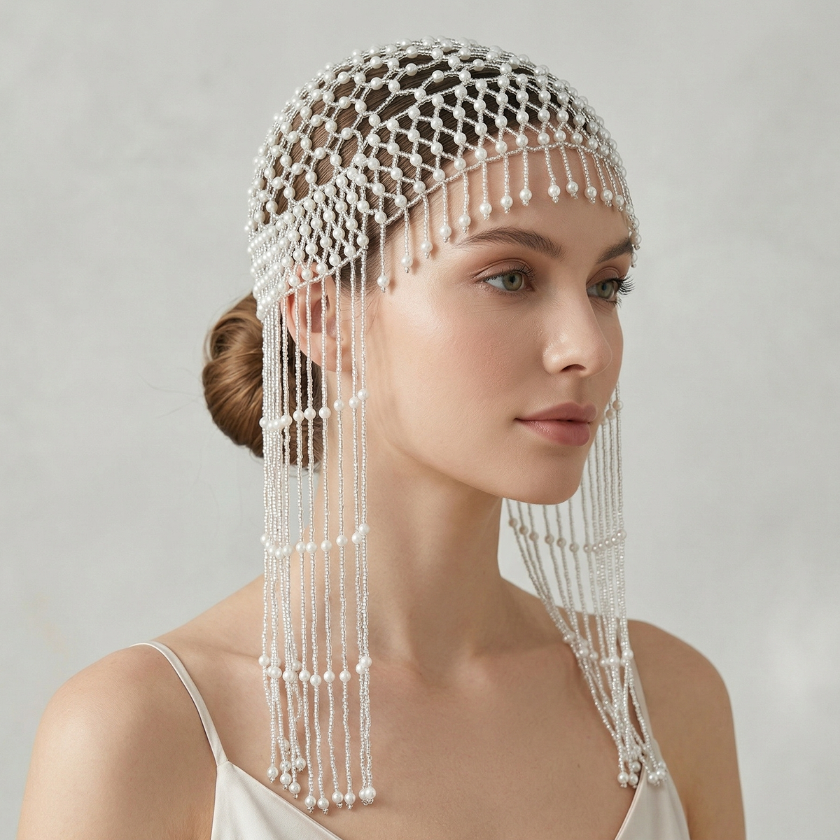 Luxury Pearls Beaded Headwrap  - Wedding Shop review and price