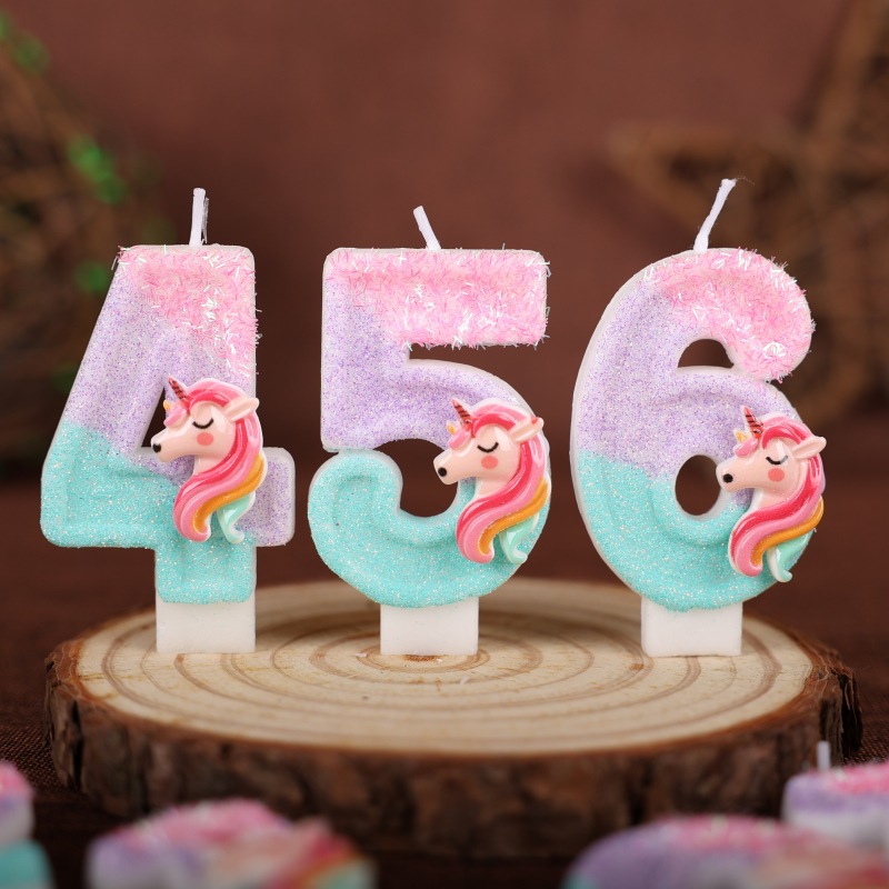 Gradient Pink Unicorn Happy Bi - Unity Candle Set review and price