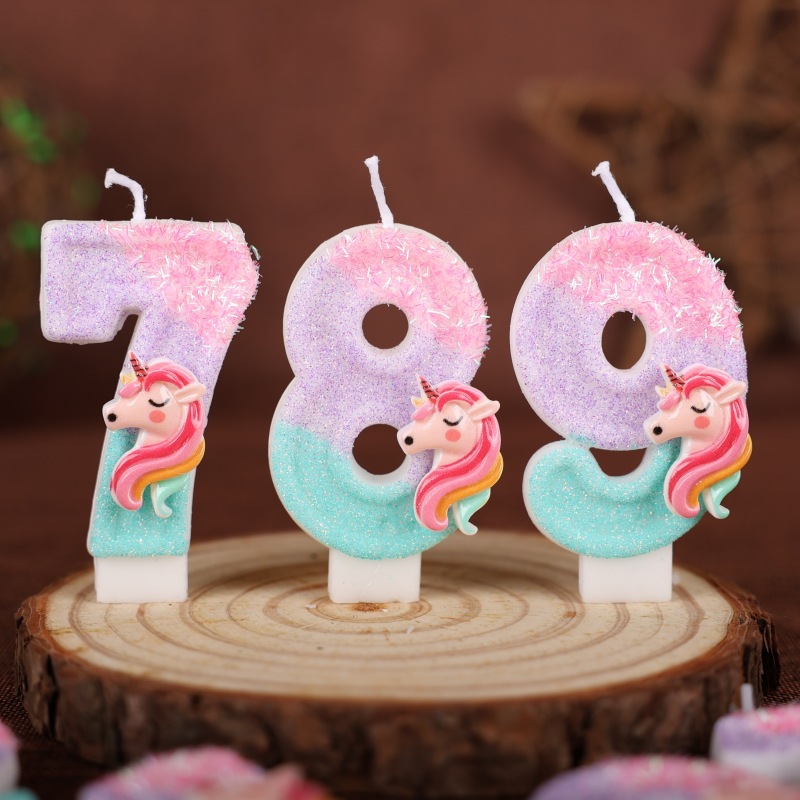 Gradient Pink Unicorn Happy Bi - Unity Candle Set review and price