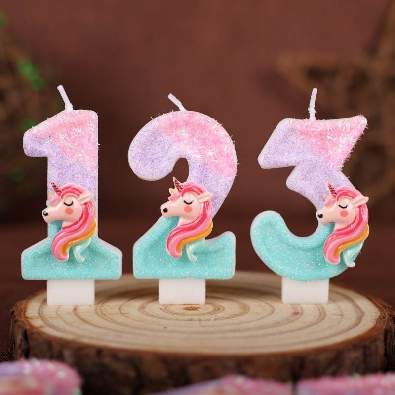 Gradient Pink Unicorn Happy Bi - Unity Candle Set review and price