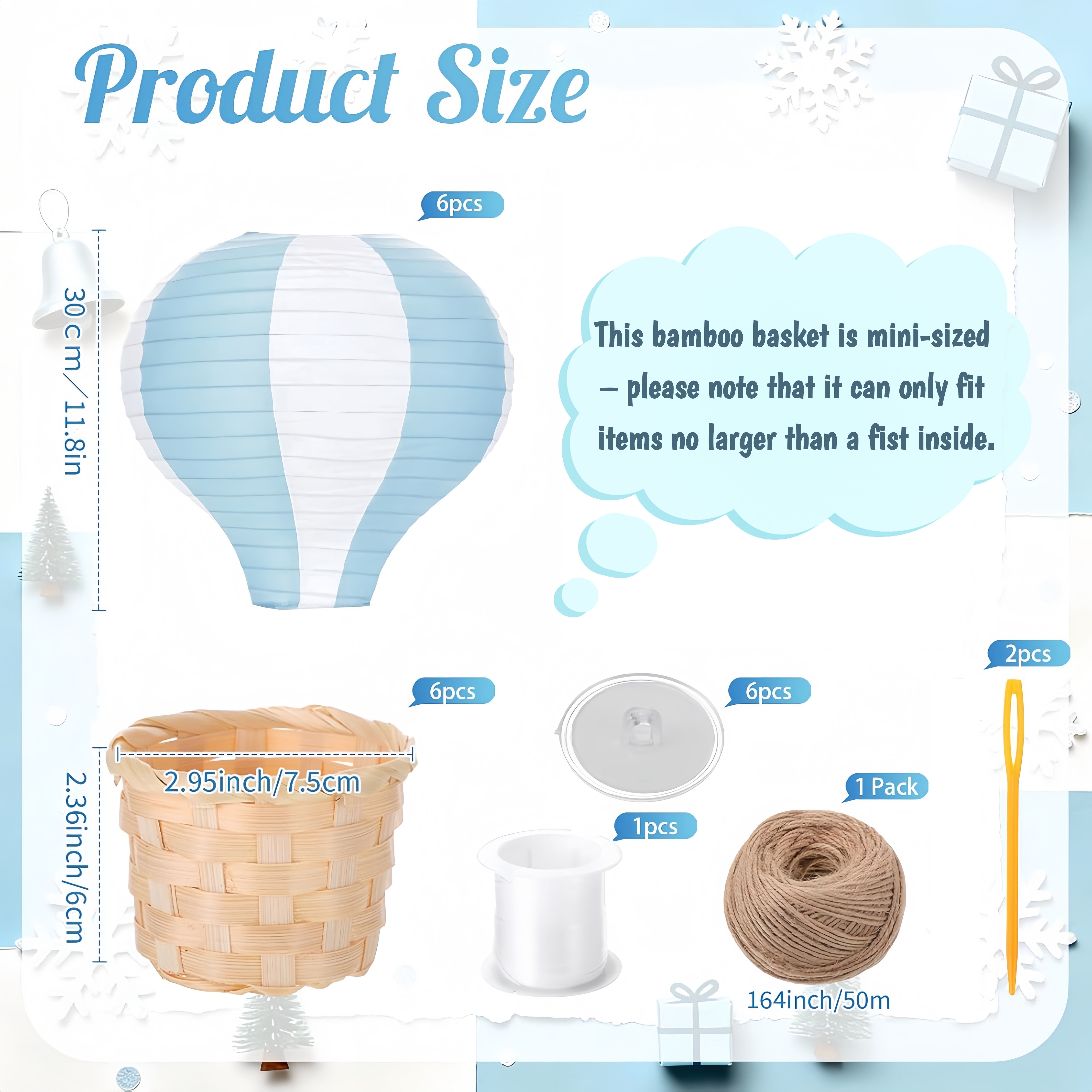 6-12Pcs Hanging Hot Air Balloo - Confetti Balloon Set review and price