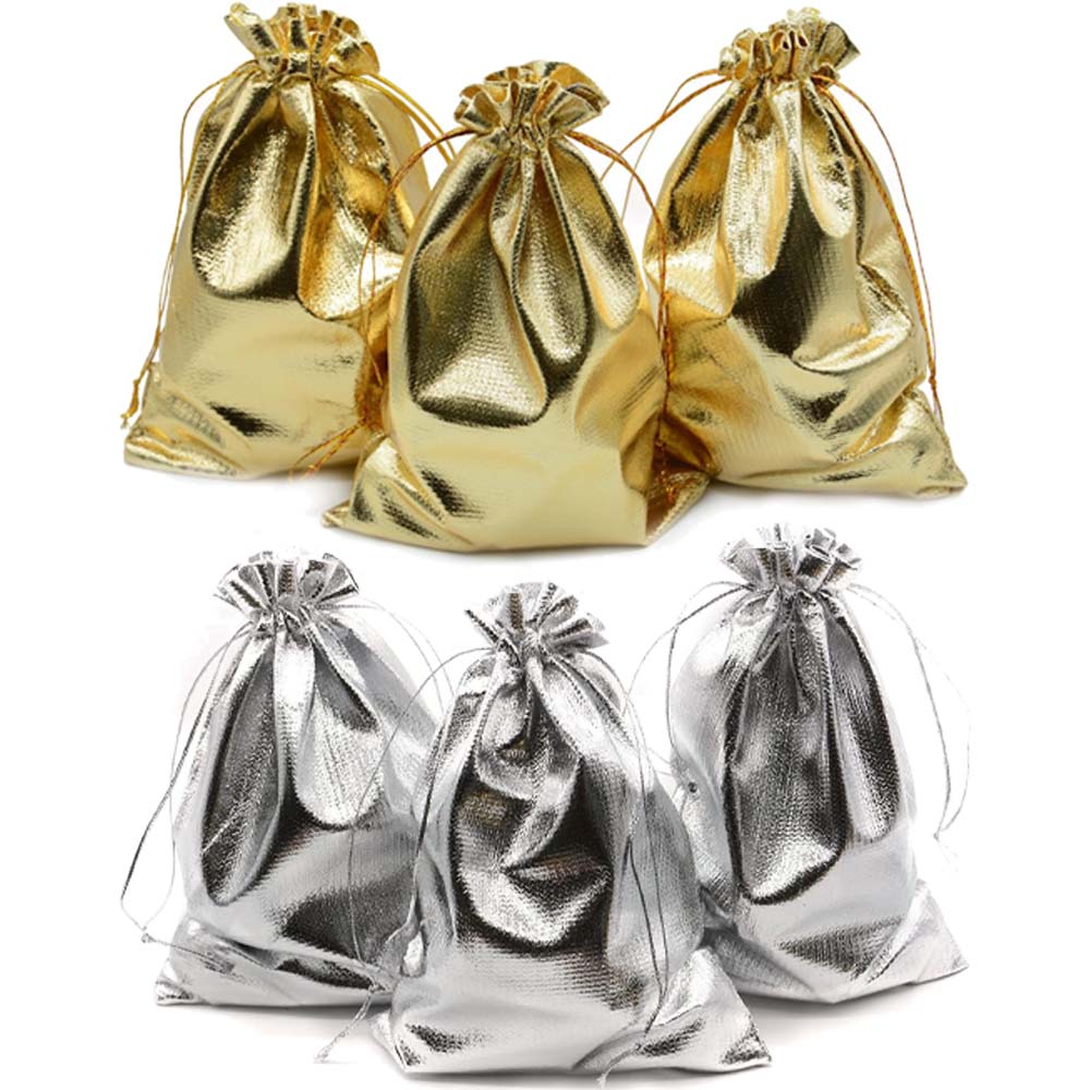 50Pcs Gold Silver Drawstring O - Wedding Supply Business review and price