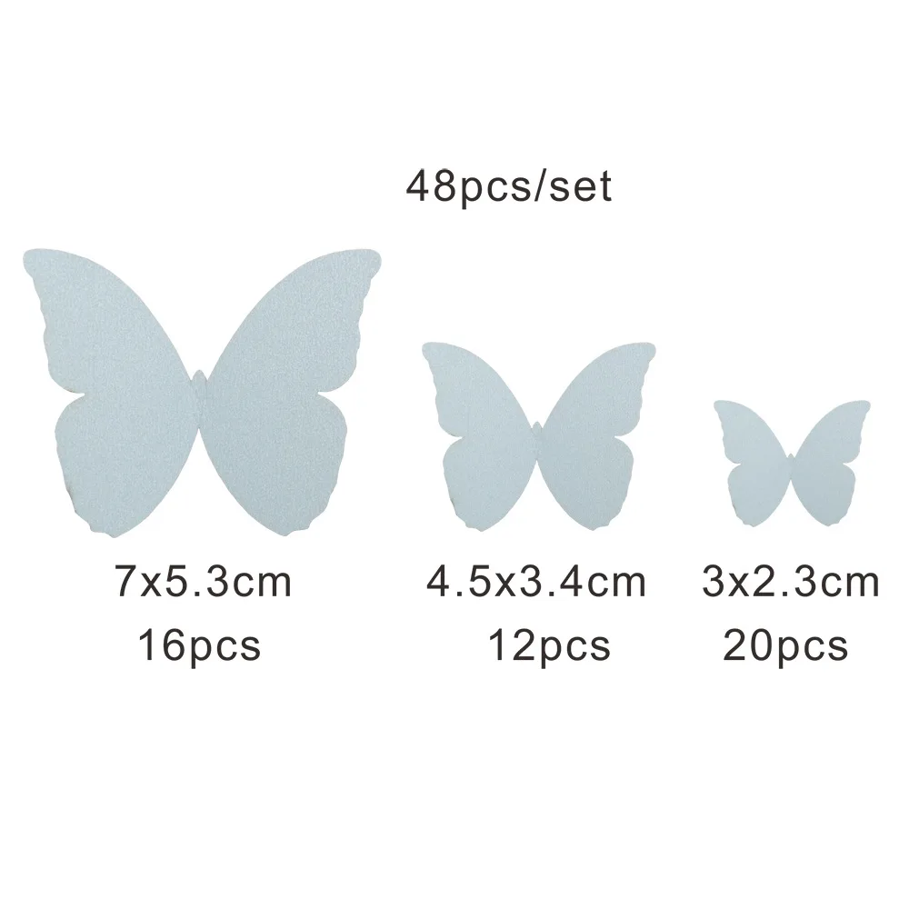 48Pcs/set Pearlescent Butterfl - Confetti Balloon Set review and price