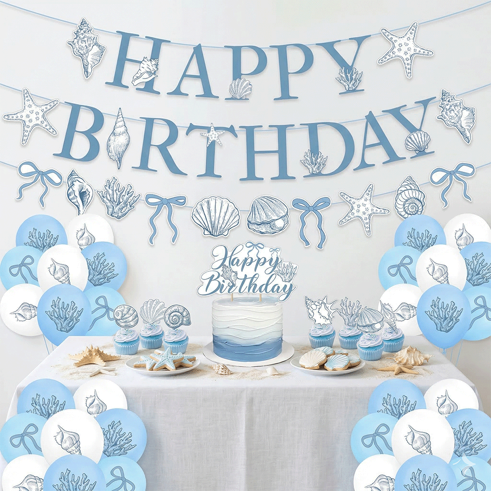 Elegant Ocean Mermaid Birthday - Confetti Balloon Set review and price