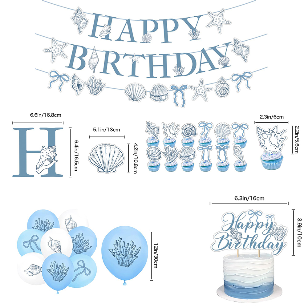 Elegant Ocean Mermaid Birthday - Confetti Balloon Set review and price