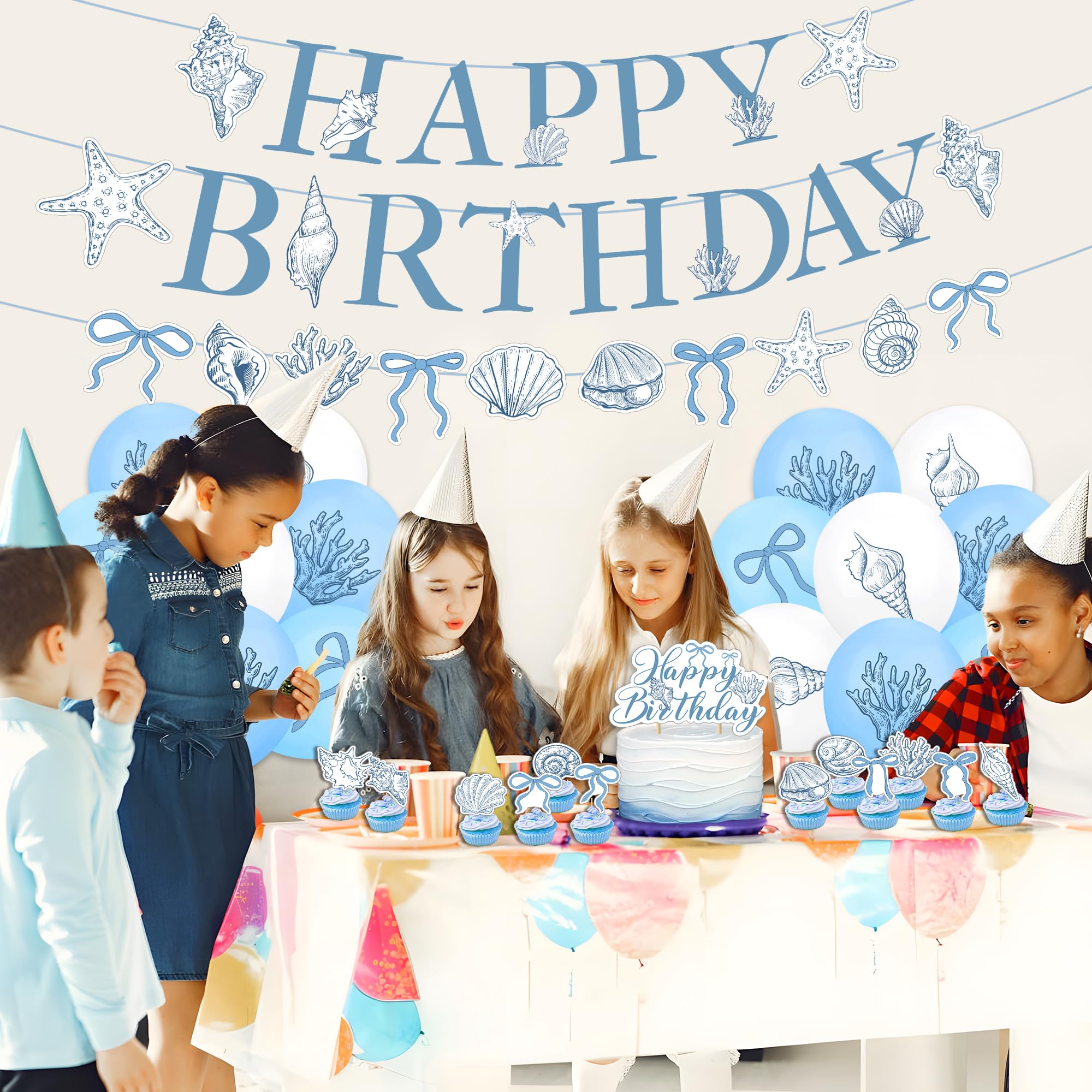 Elegant Ocean Mermaid Birthday - Confetti Balloon Set review and price