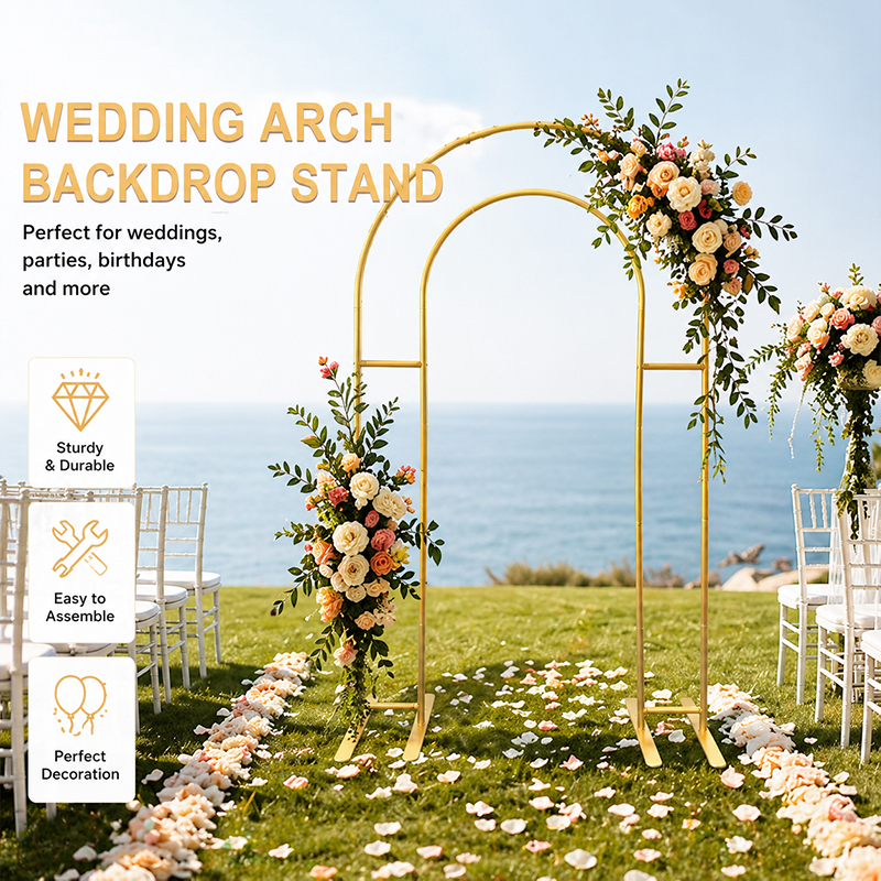 Open Arch Backdrop Stand, Doub - Confetti Balloon Set review and price