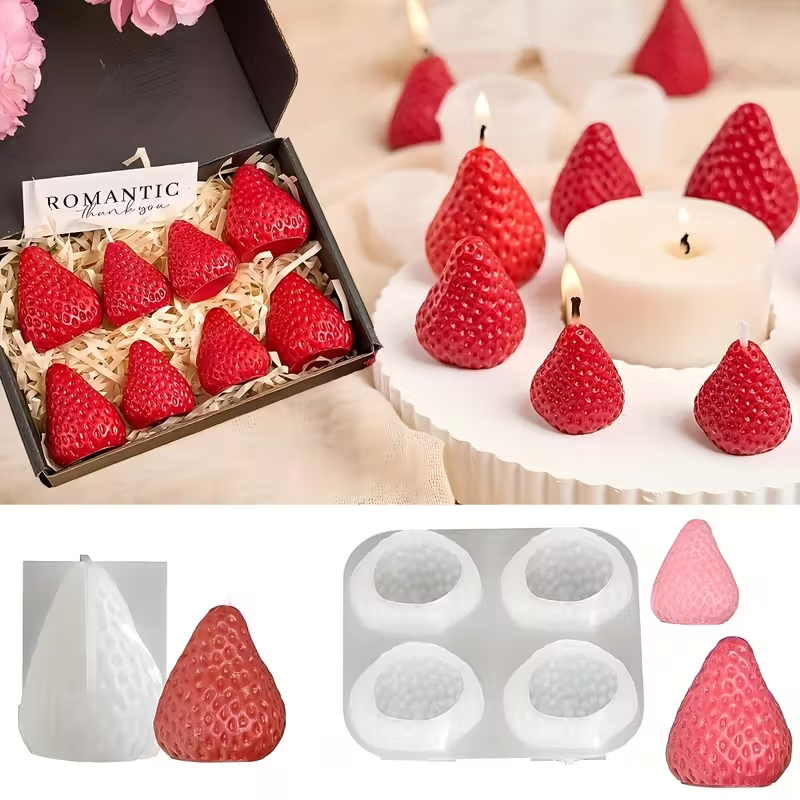 Strawberry Silicone Candle Mol - Unity Candle Set review and price