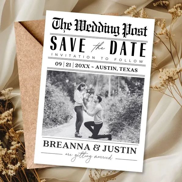 Custom Save The Date Photo New - Wedding Supply Business review and price