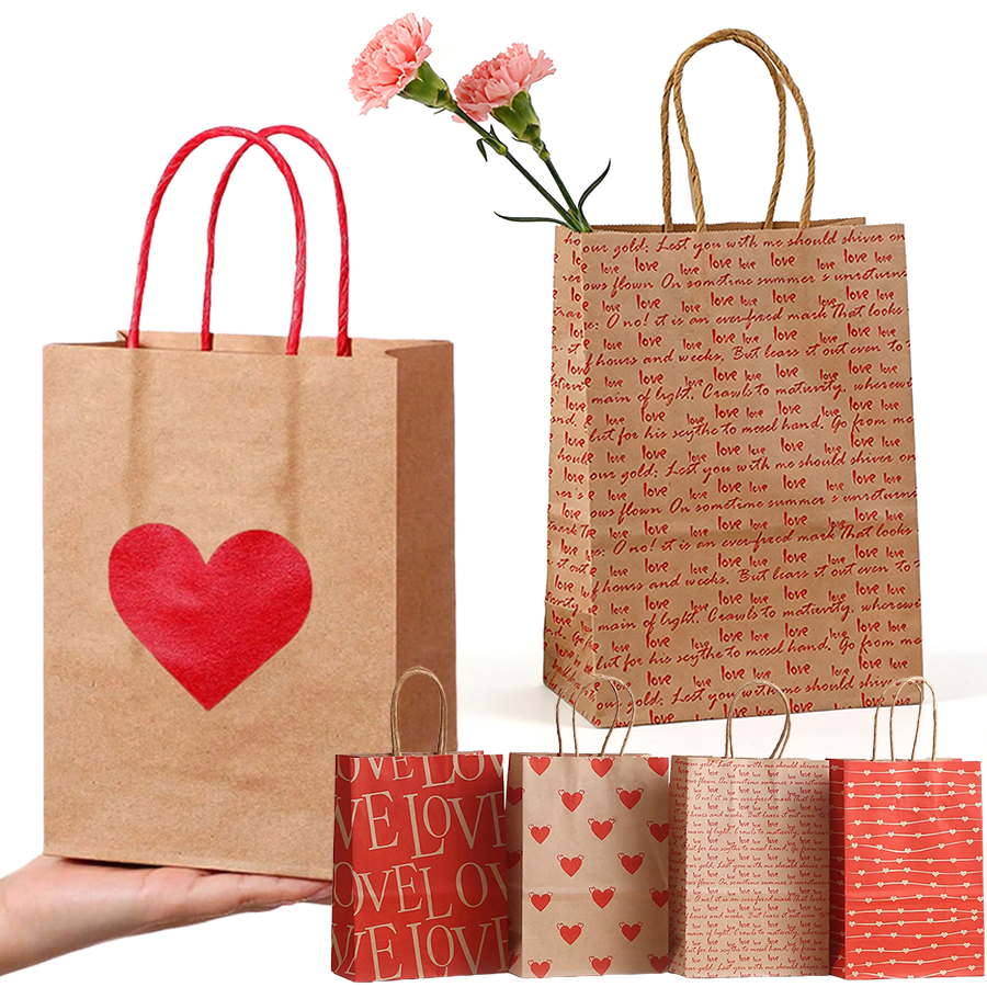 10pcs Yellow Kraft Paper Tote  - Wedding Party Supply Store review and price
