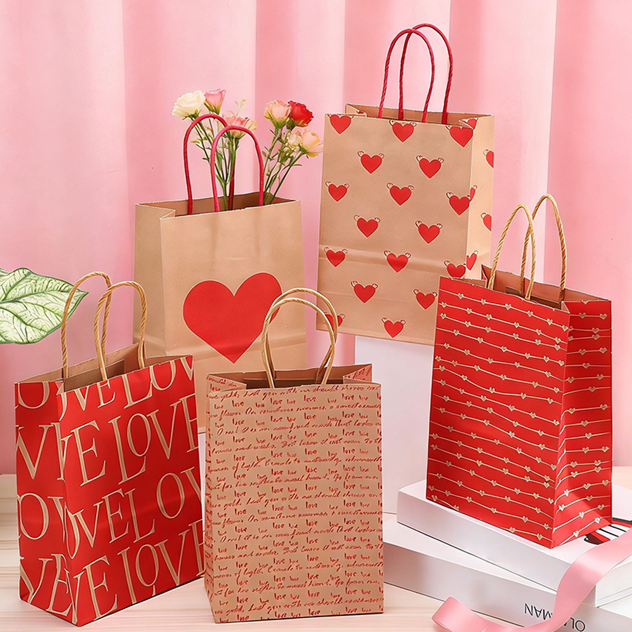 10pcs Yellow Kraft Paper Tote  - Wedding Party Supply Store review and price