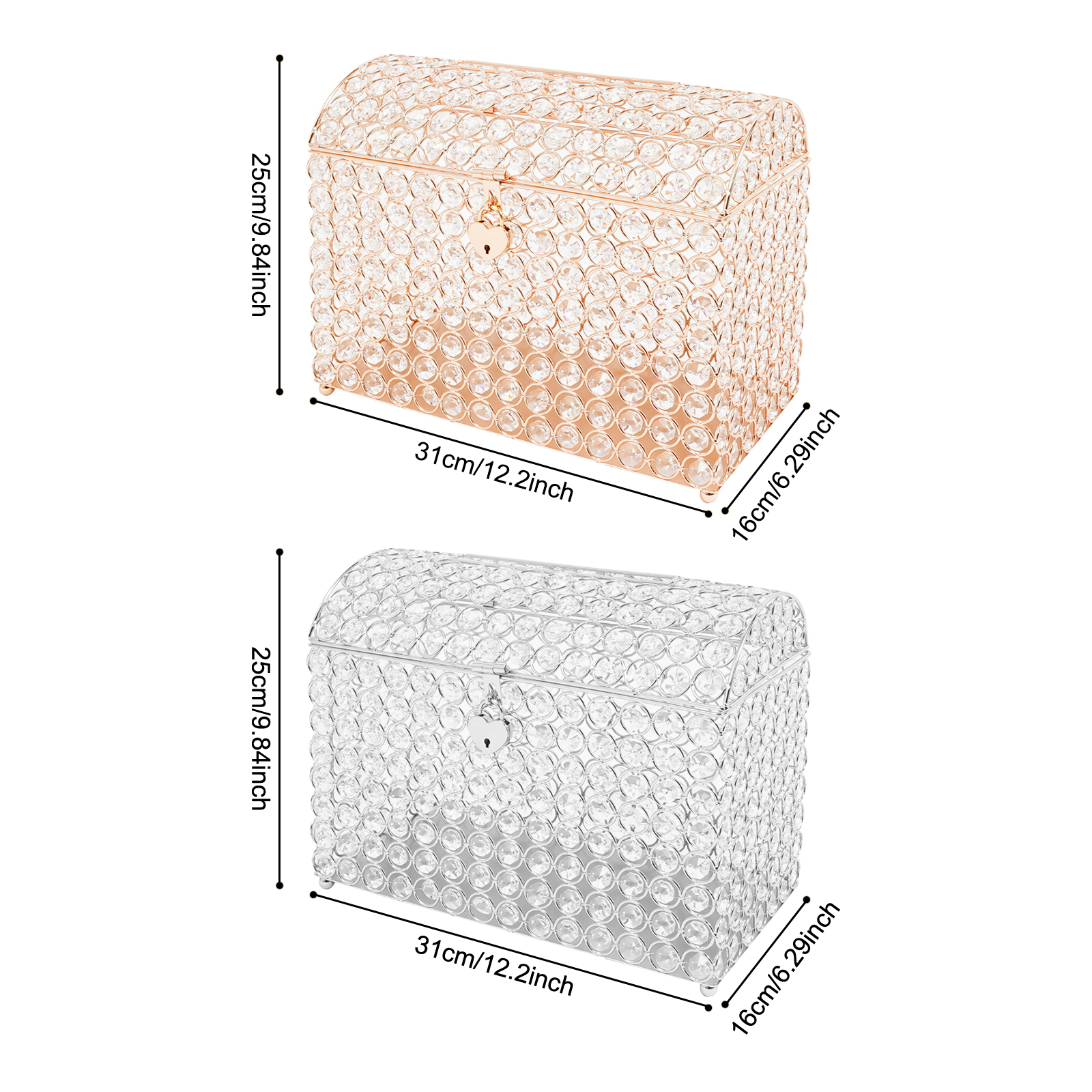 Wedding Card Box w/ Lock Weddi - Wedding Supply Business review and price
