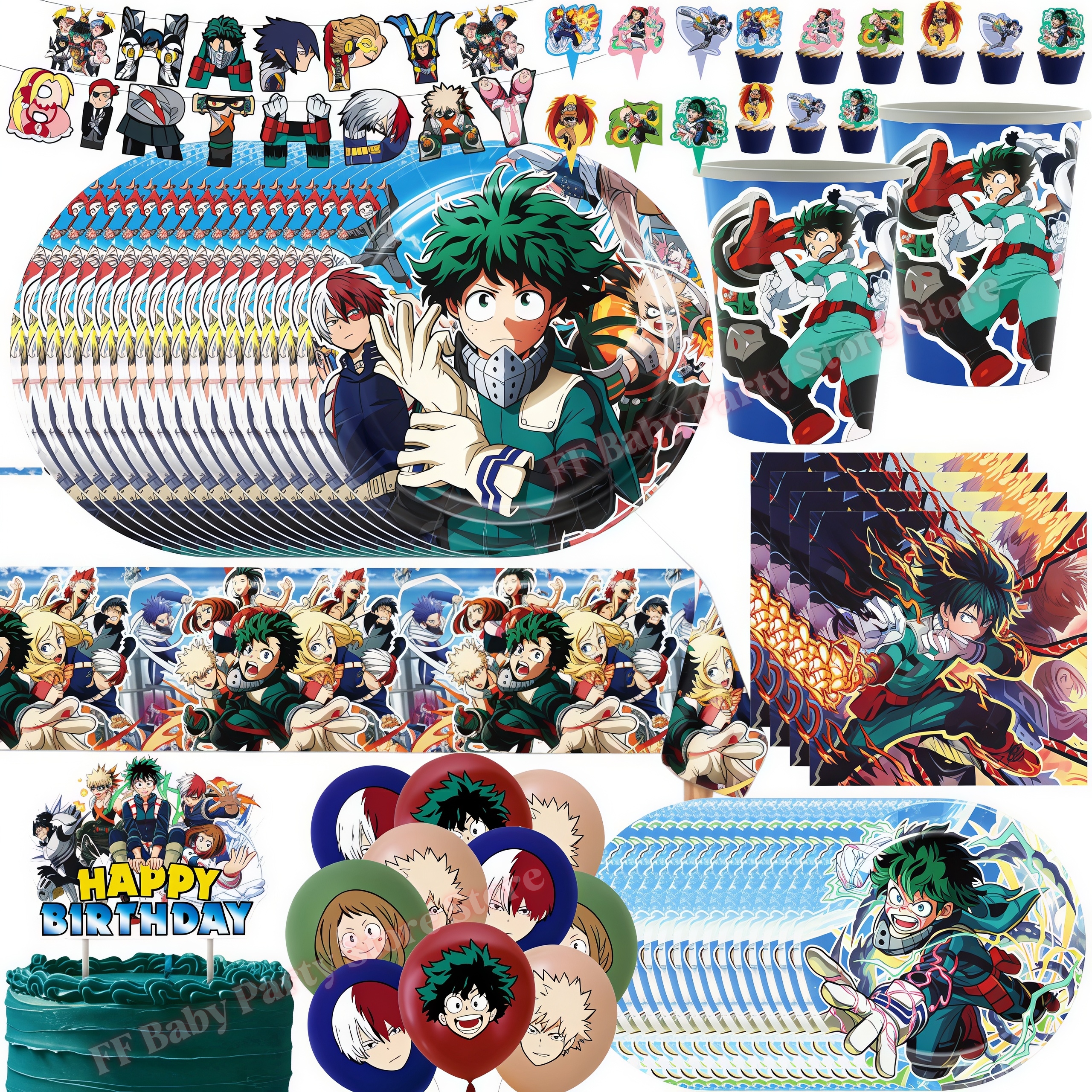 My Heroed Academia Birthday Pa - Confetti Balloon Set review and price