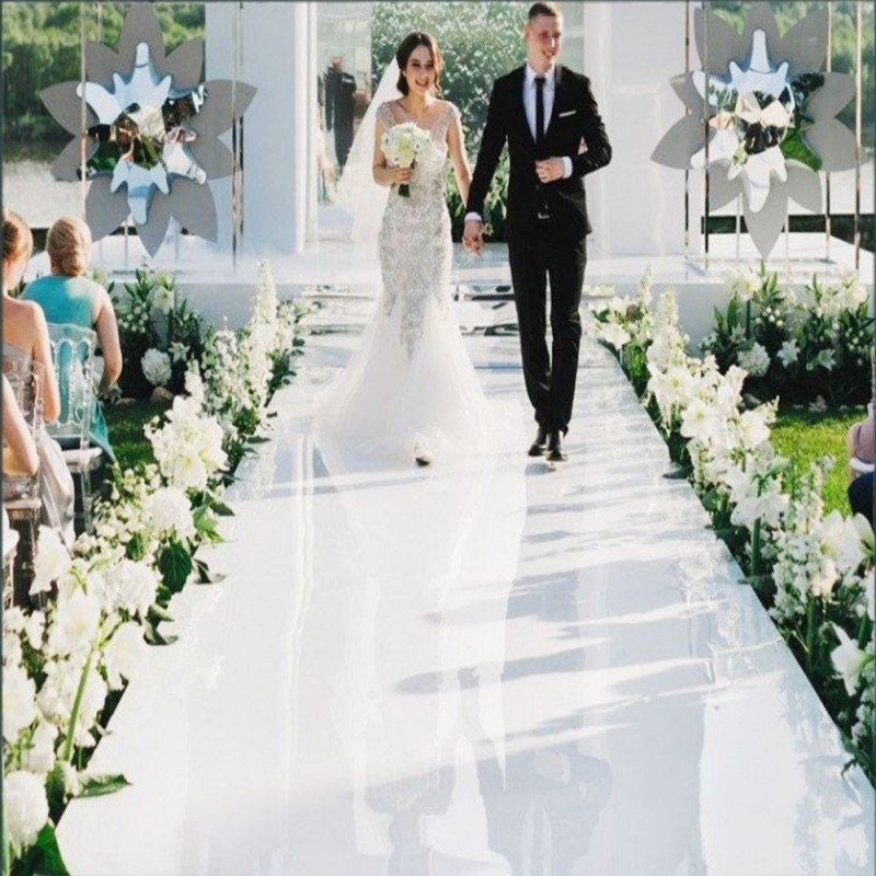 Luxury 1m To 2.4 Meters Wide W - Aisle Runner White review and price