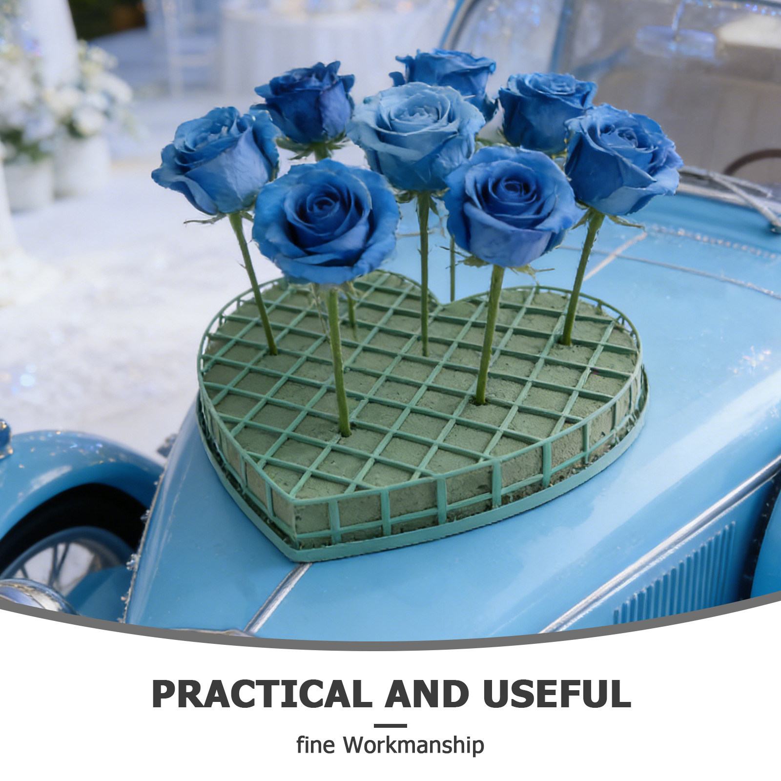 1Set Heart Floral Foam Cage Su - Wedding Floral Supply review and price