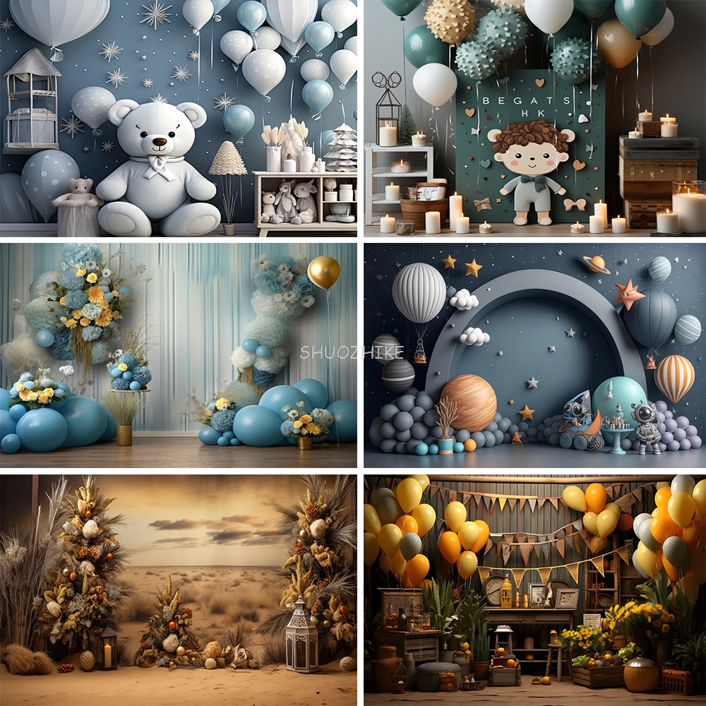 Photography Backdrop 3D Balloo - Wedding Qq review and price