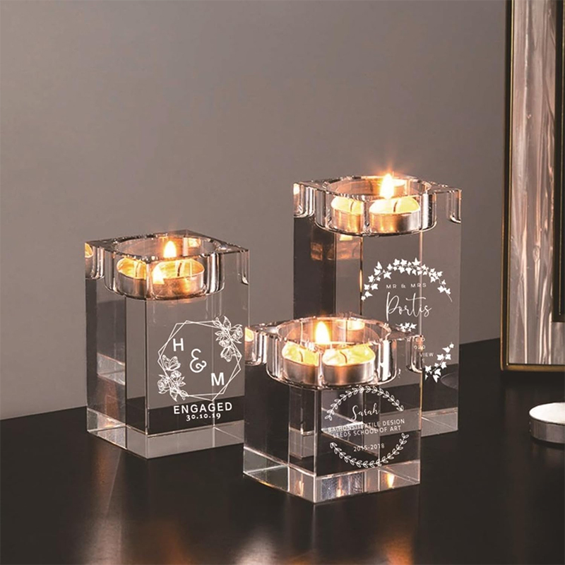 Personalized Photo Crystal Can - Unity Candle Set review and price