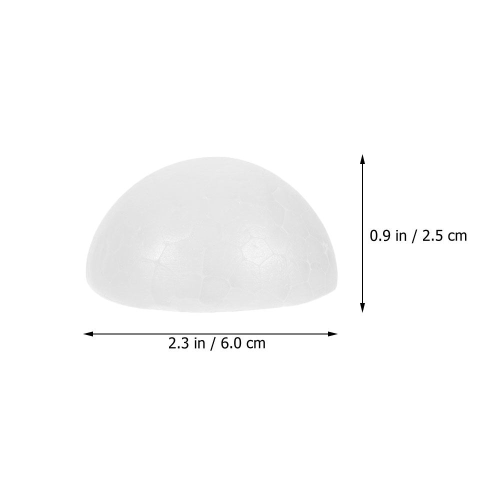 50Pcs White Half Ball Foam Flo - Wedding Floral Supply review and price