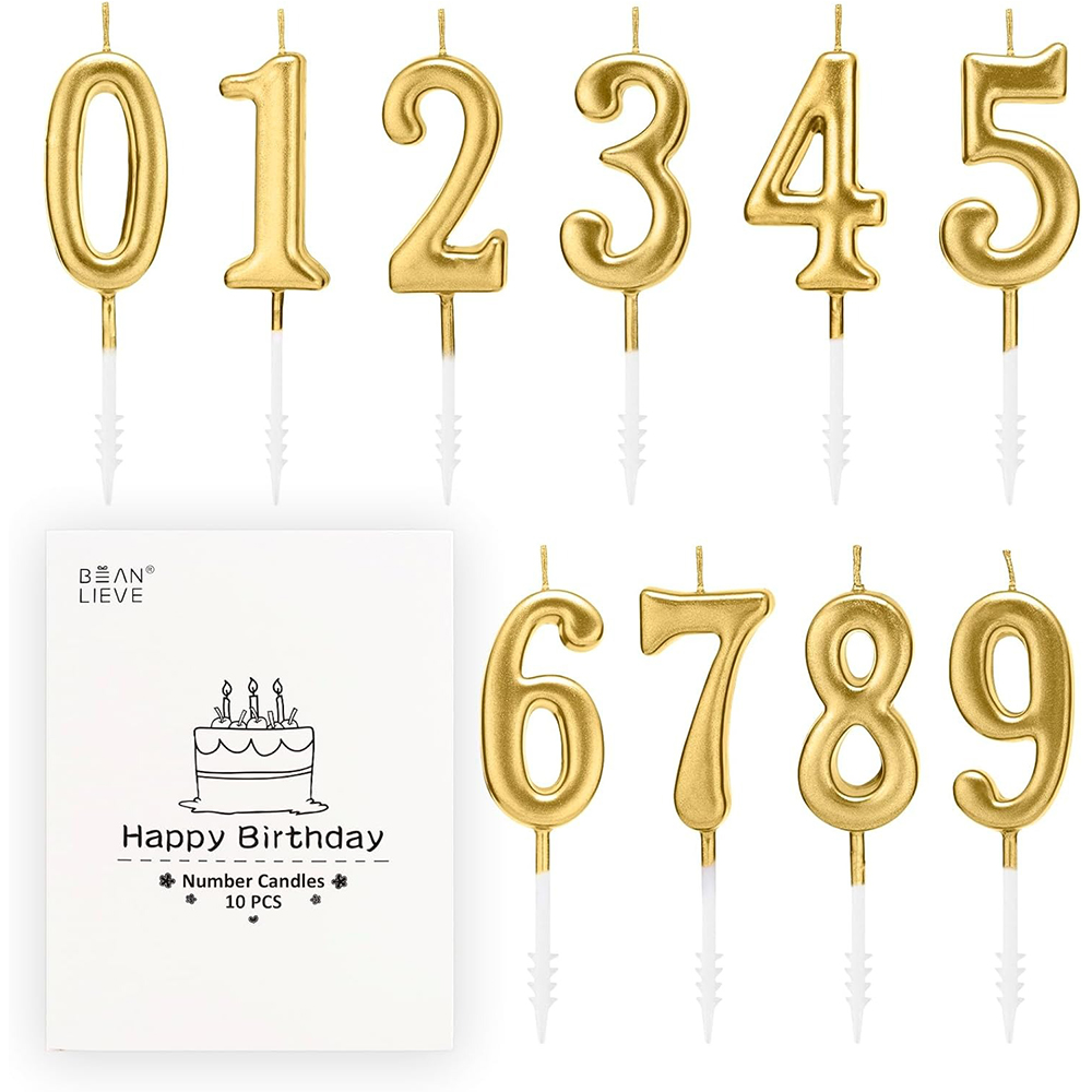 1/3Pcs Numeral Birthday Candle - Unity Candle Set review and price