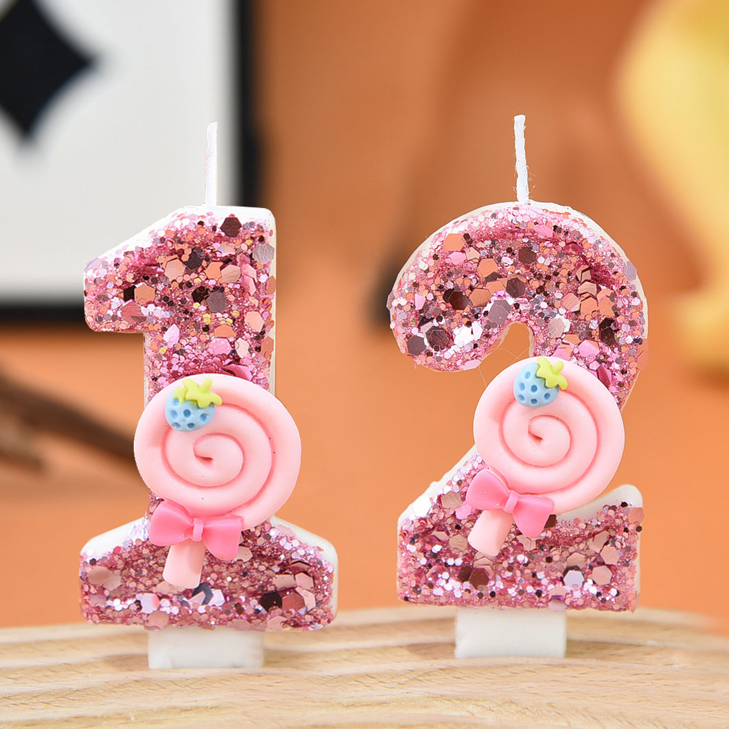 1pc Large 0-9 Numbers Pink Lol - Unity Candle Set review and price
