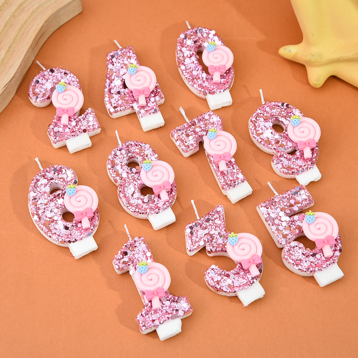 1pc Large 0-9 Numbers Pink Lol - Unity Candle Set review and price