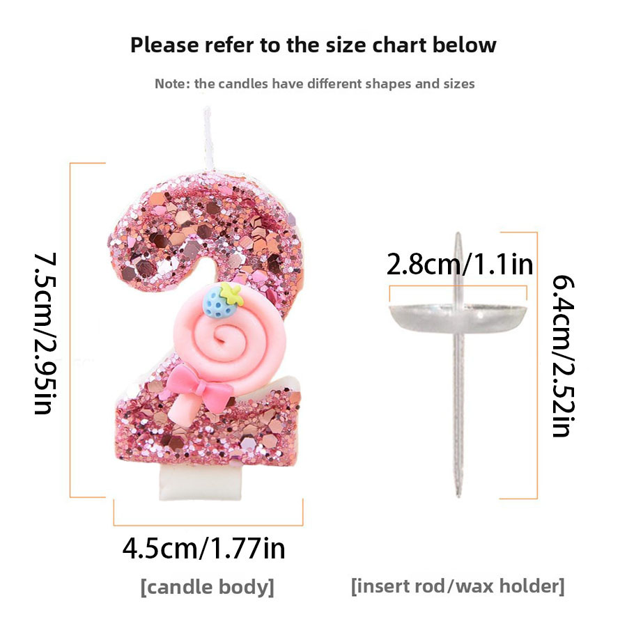 1pc Large 0-9 Numbers Pink Lol - Unity Candle Set review and price