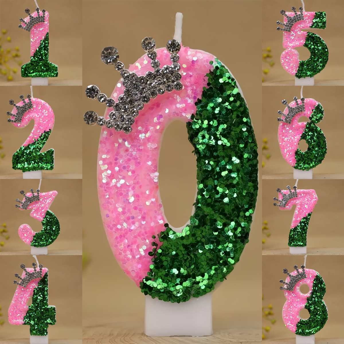 Sparkling Light Green Princess - Unity Candle Set review and price