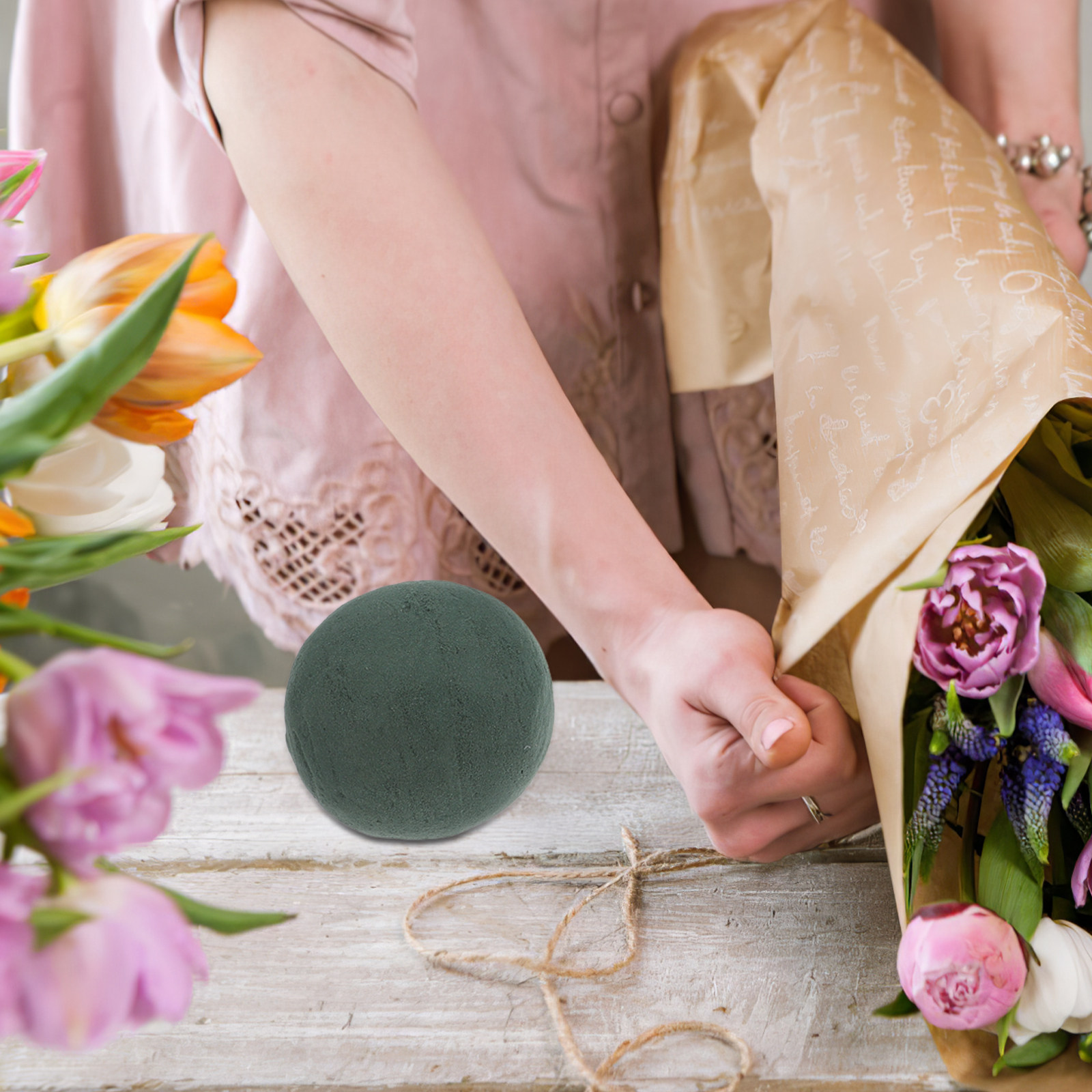 8Pcs Round Floral Foam Sphere  - Wedding Floral Supply review and price