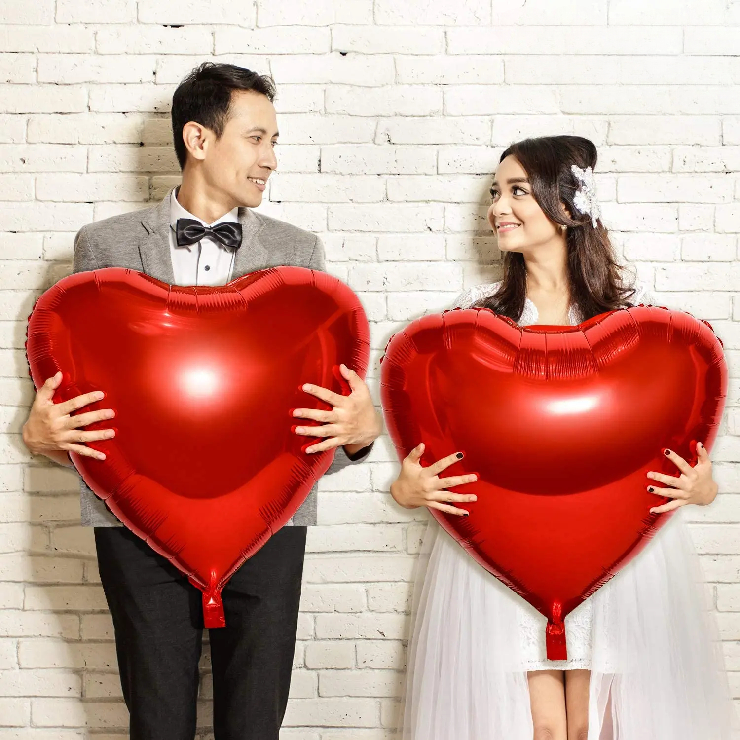 1/2pcs 36 inches Heart balloon - Wedding Qq review and price