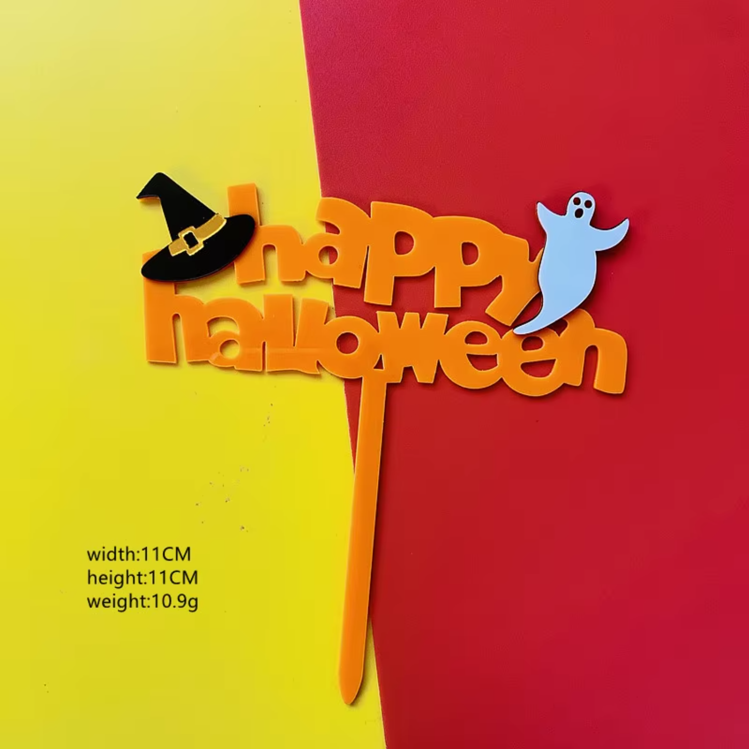 Happy Halloween Acrylic Cake T - Wedding Supply Factory review and price