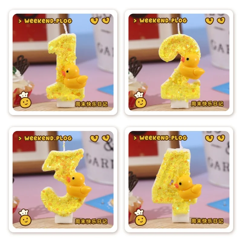 3D Mini Yellow Ducks Theme  Ca - Unity Candle Set review and price